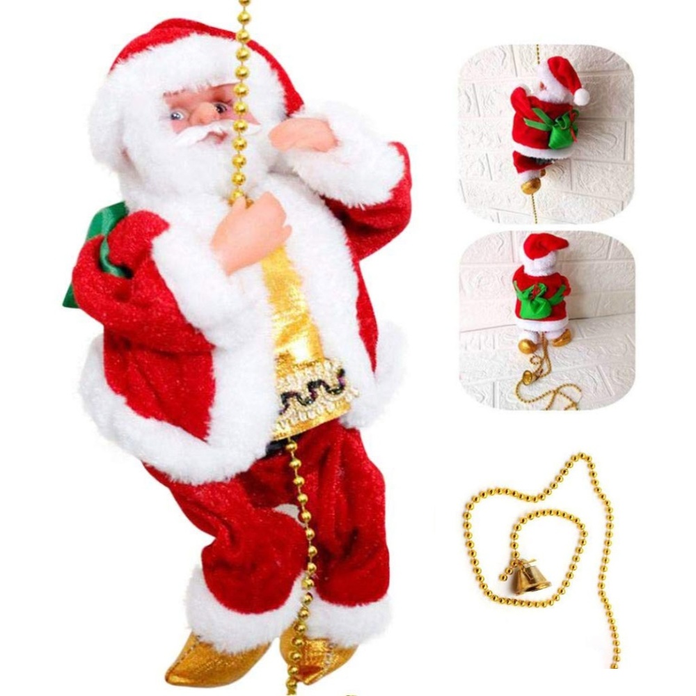 Electric Musical Santa Claus Climb On Bead Kid Toy